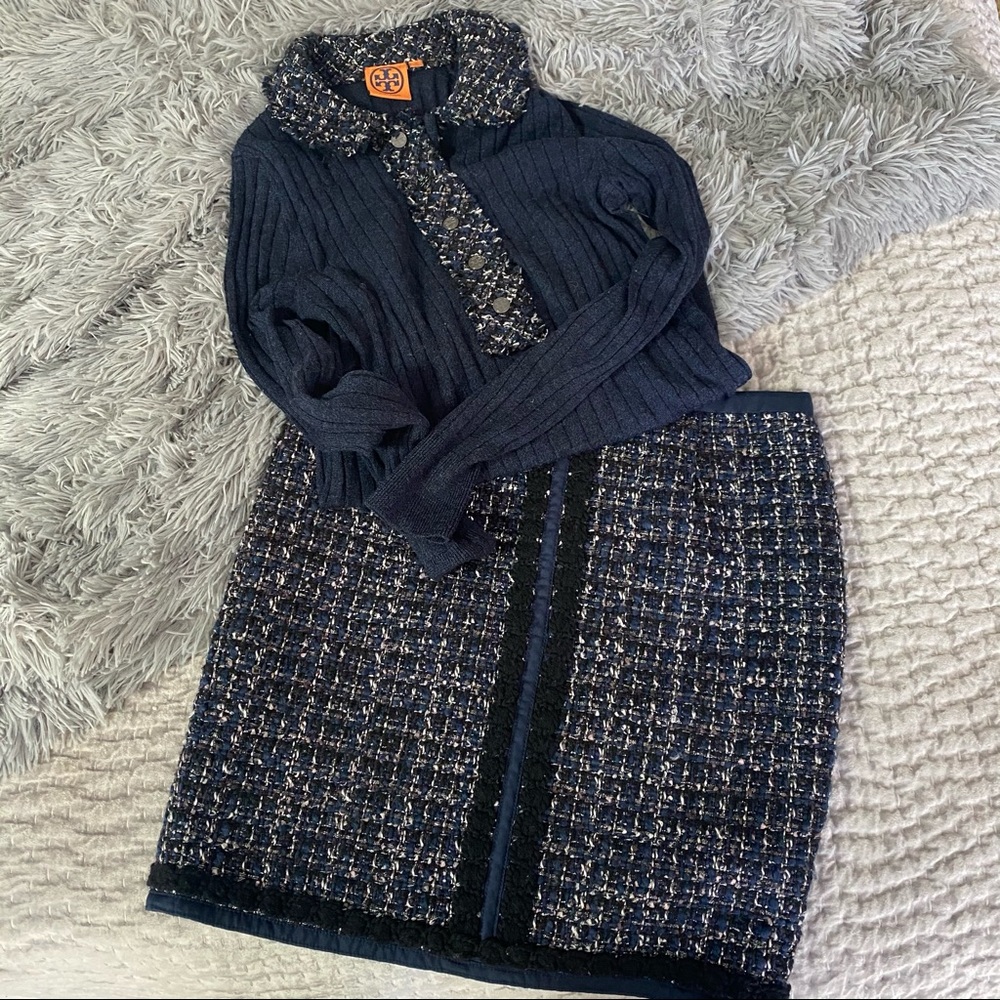 Tory Burch skirt twin set